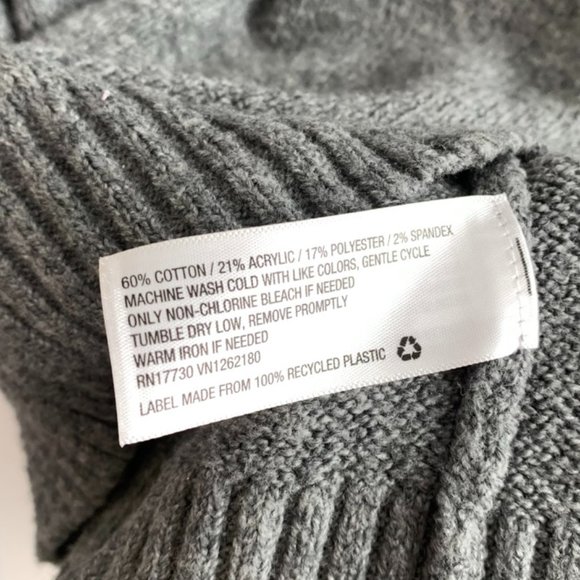 Mossimo Supply Co. Gray Off The Shoulder Sweater - Picture 4 of 5